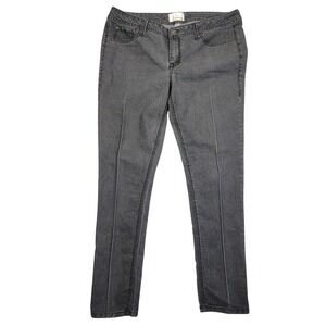 Simply Emma Jeans Skinny Jeans Women 14 Grey Stretch Denim Solid Cotton‎ Blend